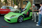 Lime Green Lamborghini Gallardo at the Cleveland TN monthly car shows and events with hot rods, muscle cars, famous cars, rare cars, wild cars, fast cars, cool cars, rat rods, supercharged cars, new whips, and much more.