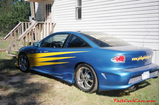 Chevrolet Cavalier - Custom modifications, and design, riding on 18" chrome.