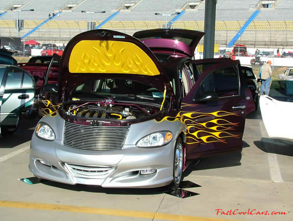2001 Chrysler PT Cruiser with new flame job