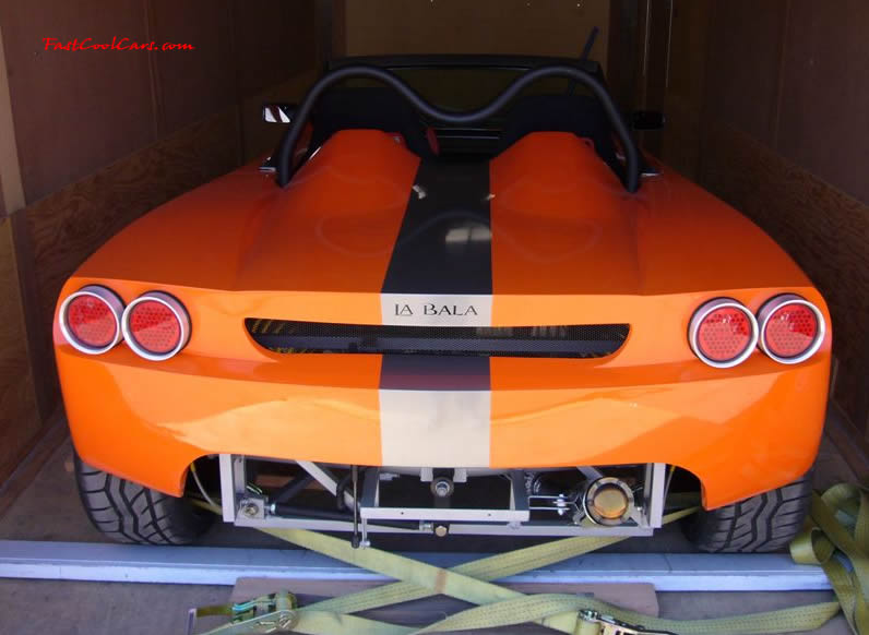 The brand new Grabercars 'La Bala' mid-engine sports car.