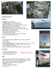 It's a custom 2004 Nissan 350Z