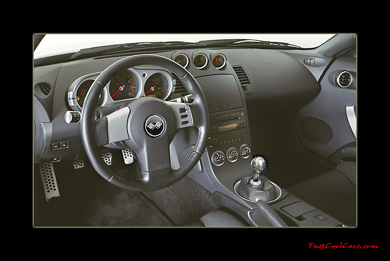 It's a custom 2004 Nissan 350Z
