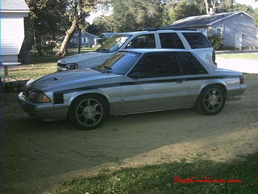 1990 LX Mustang coupe, 5.0, 5-spd with lots of modifications for sale