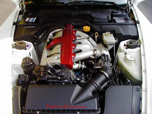 968 Porsche Cabriolet - Very clean looking engine! Standard transmission, a rather rare car, with a unique engine, 3.0 L engine, 240hp, Variocam engine.
