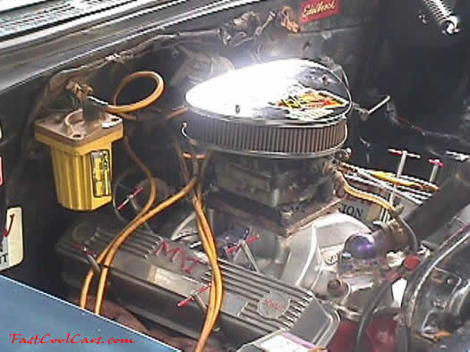 1955 Chev. Belair, 1967 327 with nice mods - fastcoolcars.com