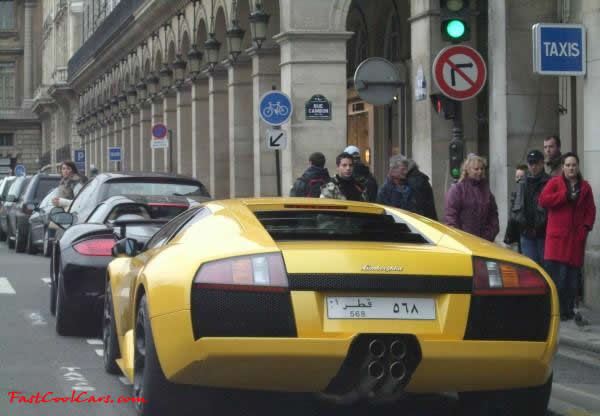 Very Fast Cool Exotic Supercar Yellow Lambo.