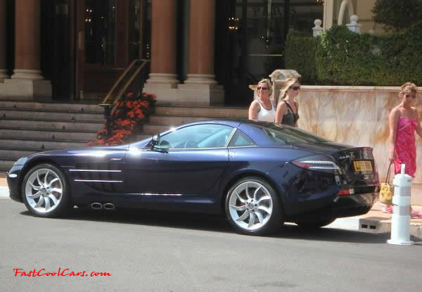 Very Fast Cool Exotic Supercar, sleek Mercedes Benz