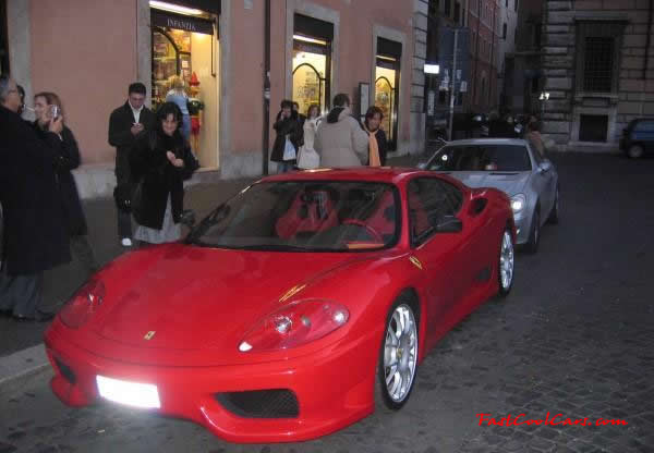 Very Fast Cool Exotic Supercar, red Ferrari.