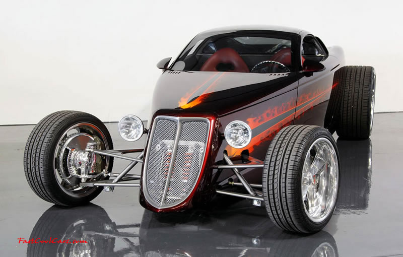 Chip Foose�s space-age hotrod, called simply the Foose Coupe, is an exercise in the extremes of automotive design and materials, the Foose Coupe last claimed a retail price of $330,000 in open bidding.