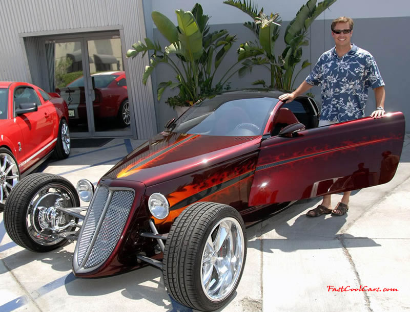 Chip Foose�s space-age hotrod, called simply the Foose Coupe, is an exercise in the extremes of automotive design and materials, the Foose Coupe last claimed a retail price of $330,000 in open bidding.