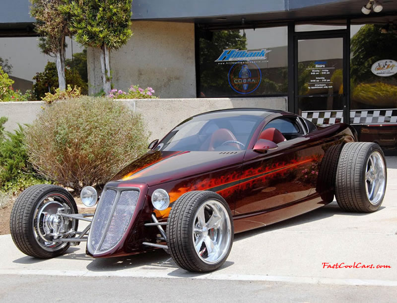 Chip Foose�s space-age hotrod, called simply the Foose Coupe, is an exercise in the extremes of automotive design and materials, the Foose Coupe last claimed a retail price of $330,000 in open bidding.
