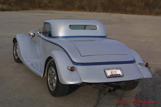 1934 Ford Phantom 3 window retractable hardtop coupe - It features a V-12 driveline