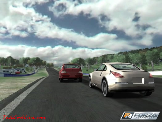Just released press screen shots of the new Forza game due to come out in February of 2005