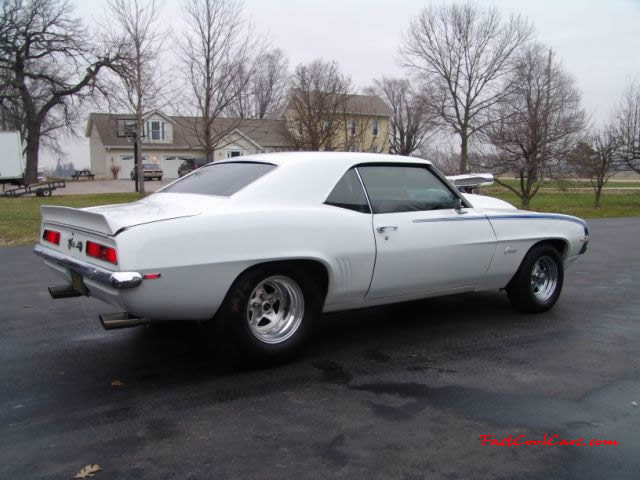 1969 Chevrolet Camaro Z28 - all steel car, supercharged, blown, huge cam, roler rockers, ported and polished, T400 built, and so much more...