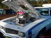 1969 Chevrolet Camaro Z28 - all steel car, supercharged, blown, huge cam, roler rockers, ported and polished, T400 built, and so much more...
