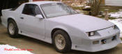 1991 Chevrolet Camaro RS. It originally came with the 3.1 V6, but I've built a 350 TPI motor with twin turbo for it.