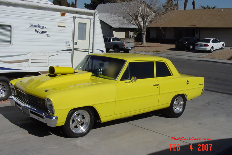 1966 Chevy 2, color: Sun Poppy Yellow