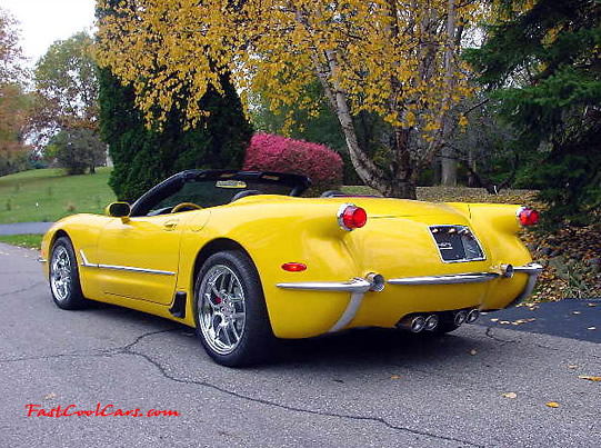 By blending the classic styling of the 1950's with performance, comfort, and technology of the 21st century, the 1953-2003 Commemorative Edition offers the best of both eras. Nice millennium yellow paint job.