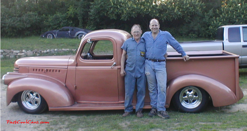 1941 Chevrolet Pick-up the chassis is a '91 S-10. The engine is a 4.3 V6