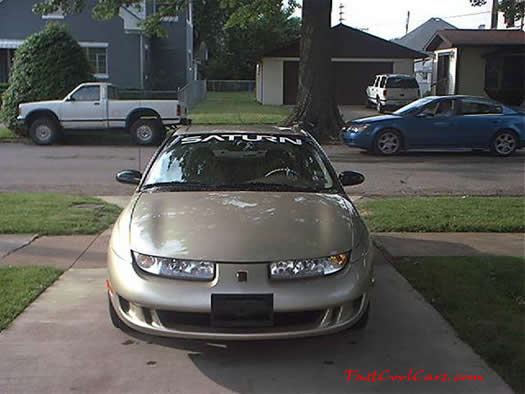 2000 Saturn cool chrome wheels Brandon's ride