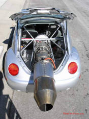 Car was built to look as if VW delivered the car this way. It handles fine and is safe.