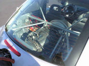 Car was built to look as if VW delivered the car this way. It handles fine and is safe.