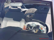 Car was built to look as if VW delivered the car this way. It handles fine and is safe.