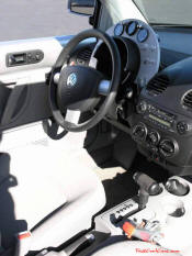 Car was built to look as if VW delivered the car this way. It handles fine and is safe.
