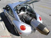 Car was built to look as if VW delivered the car this way. It handles fine and is safe.