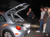 Car was built to look as if VW delivered the car this way. It handles fine and is safe.