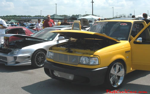 Lowriders that have been lowered, dropped, slammed, and scraping. Nice truck.