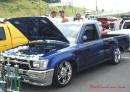 Lowriders that have been lowered, dropped, slammed, and scraping.