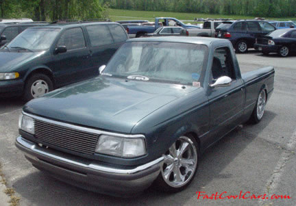 Lowriders that have been lowered, dropped, slammed, and scraping, using many different modifications.