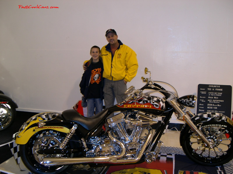 Arlen Ness bike (Named Coolness) with over 170 horsepower too.