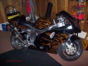 2002 Suzuki TL1000R custom flame paint