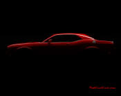 New Dodge Challenger, 6.1 V8 Hemi, 425 crank horsepower, 420 crank foot pounds of torque. SRT8