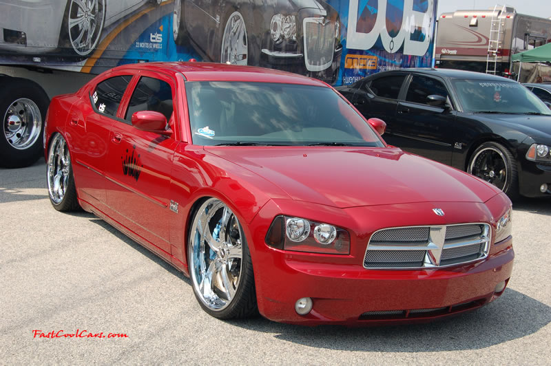 Pimped out ride, Pimp my ride with cool paint, and huge DUB chrome wheels.