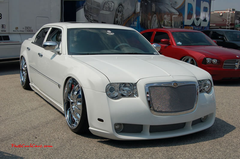 Pimped out ride, Pimp my ride with cool paint, and huge DUB chrome wheels.