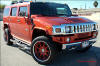Pimped out ride, Pimp my ride with custom paint. and lots of modifications, and custom wheels on this Hummer.