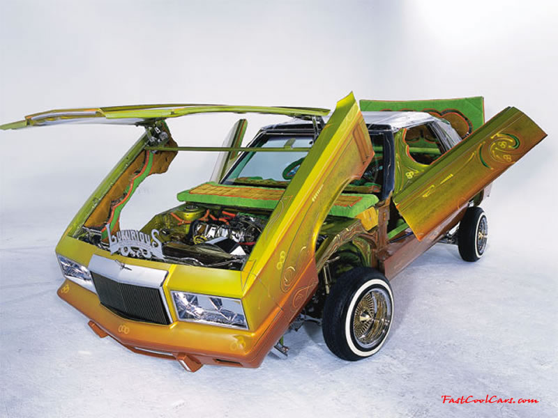 Pimped out ride, Pimp my ride with custom paint. and lots of modifications.