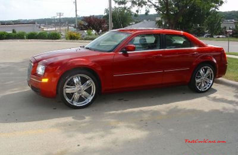 Pimped out ride, Pimp my ride with custom paint. Huge Chrome wheels.