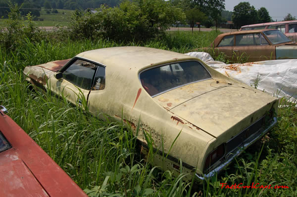 1971 Yellow Ford Mustang, $450 - Rare collectible vintage classic cars for sale.