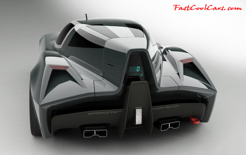 The Spada Codatronca chassis is based on that used in the Chevrolet Corvette, with suspension-systems, engine and other mechanicals enhanced by the tuning shop.