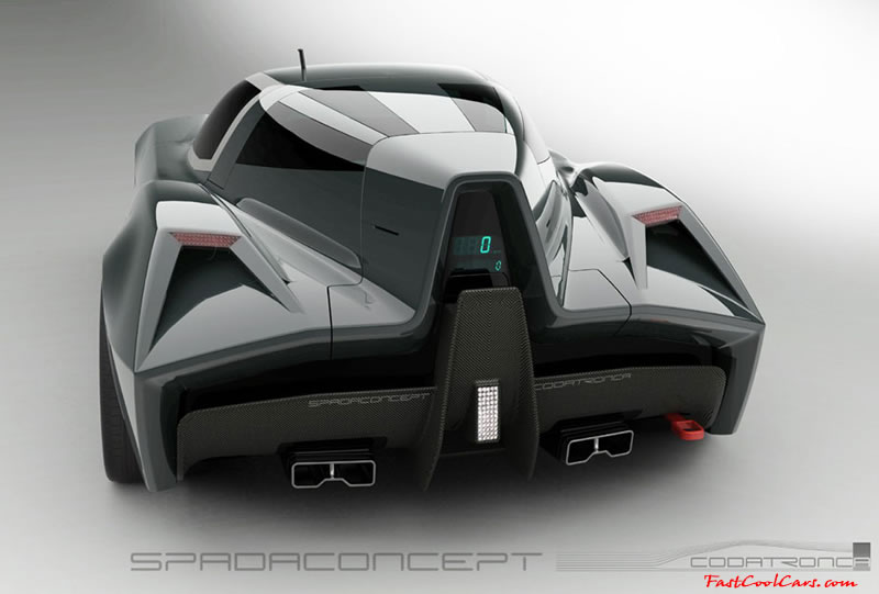 The Spada Codatronca chassis is based on that used in the Chevrolet Corvette, with suspension-systems, engine and other mechanicals enhanced by the tuning shop.