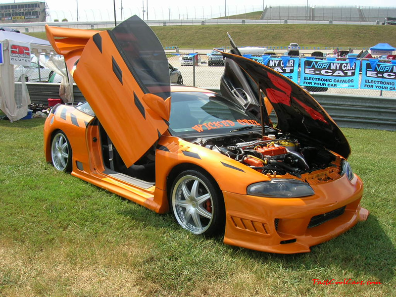 Nopi Nationals - Motorsports Supershow 2005, gull winged doors and tilt hood, awesome!