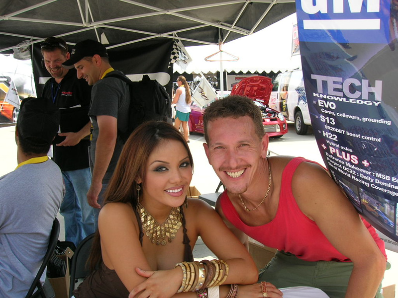 Me, Ron Landry and lovely model.