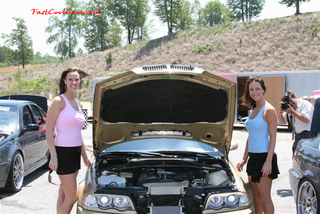 Nopi Nationals - Motorsports Supershow 2005 - custom BMW with pretty ladies