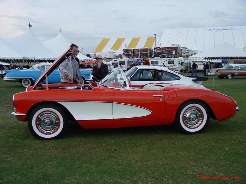 Classic Convertible Corvette - 1956 fast cool car
