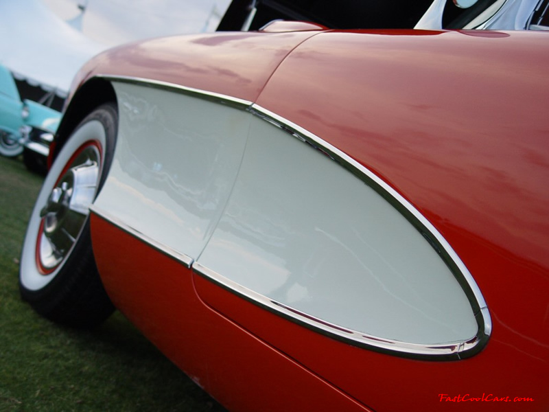 Classic Convertible Corvette - 1956 fast cool car