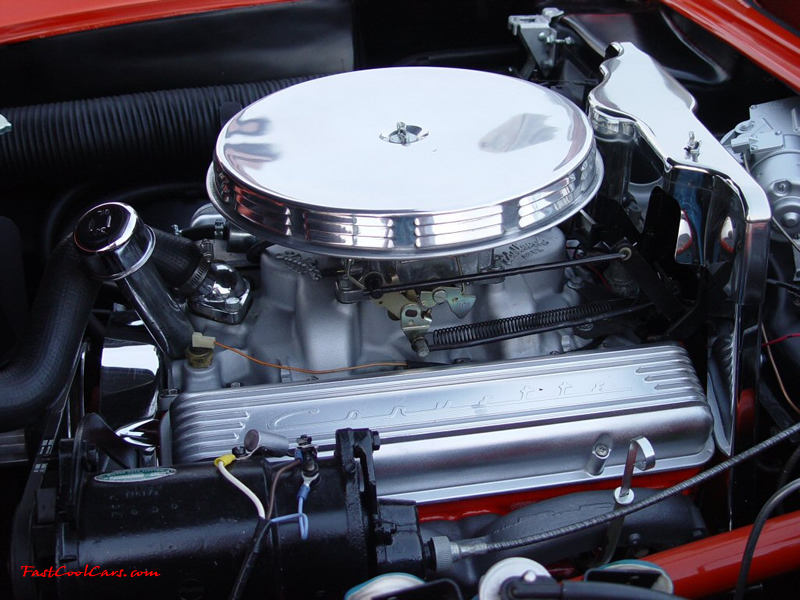 Classic Convertible Corvette - 1956 fast cool car - small block Chevrolet